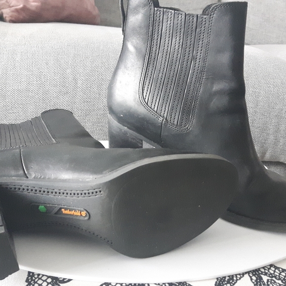 Timberland Heeled Chelsea Ankle Boots 8.5 - Picture 4 of 5